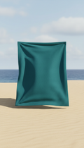 Oversized Tropical Teal Microfiber Towel